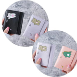 Multi Card Slots Cute Women Wallets - Lightweight Cute Three Fold Cartoon Wallets for Women