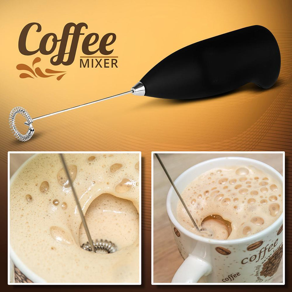 Fosher Coffee beater Portable Mini Hand Blender Egg beater Mixer