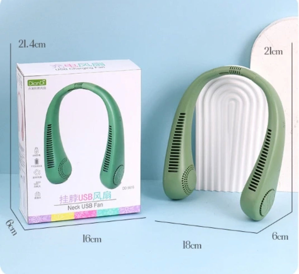 Portable neck fan