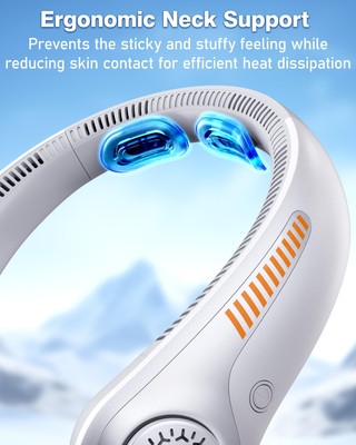 Portable neck fan