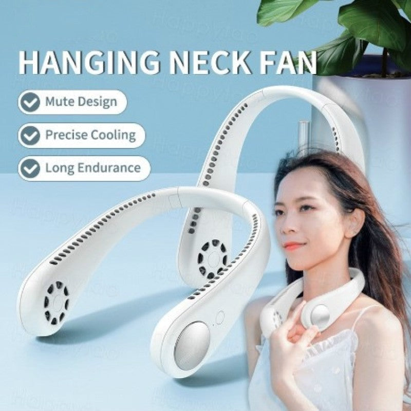 Portable neck fan